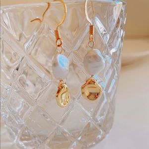 AAA baroque genuine pearls dangle Earrings
